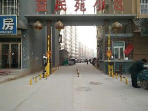 齐河章丘广告道闸门，济南车牌自动识别机